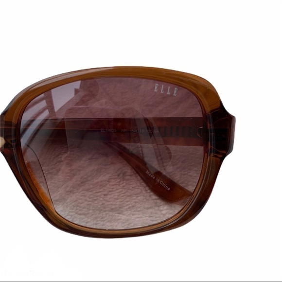 NWOT Elle • Glitter Edge Designer Sunglasses - Picture 4 of 8